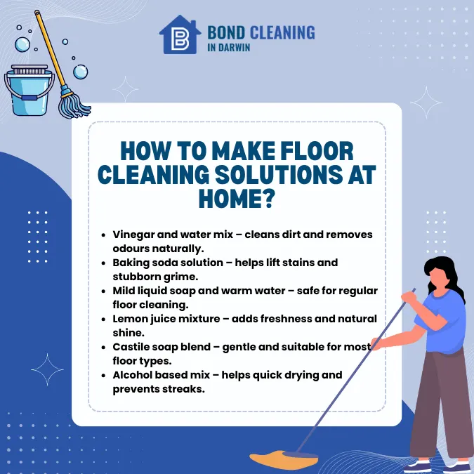How to make floor cleaning solutions at home
